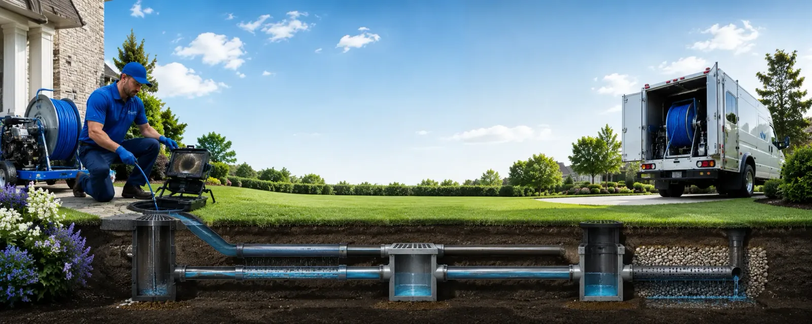 Outdoor drain cleaning information for Dos Palos, CA